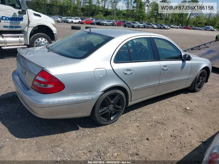 2006 Mercedes-Benz E 350 4Matic VIN: WDBUF87J36X186158 Lot: 42218822
