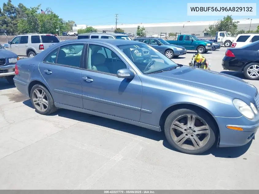 2006 Mercedes-Benz E 350 VIN: WDBUF56J96A829132 Lot: 42227770