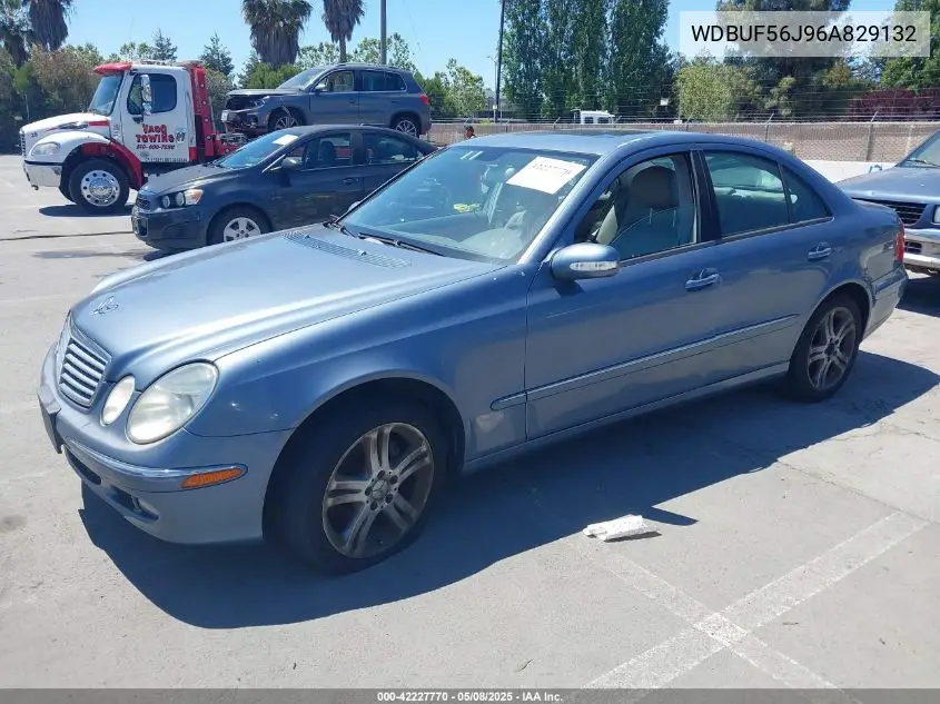 2006 Mercedes-Benz E 350 VIN: WDBUF56J96A829132 Lot: 42227770