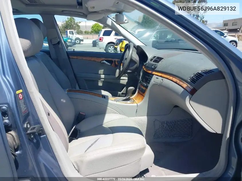 2006 Mercedes-Benz E 350 VIN: WDBUF56J96A829132 Lot: 42227770