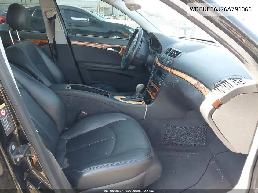 2006 Mercedes-Benz E 350 VIN: WDBUF56J76A791366 Lot: 42229397