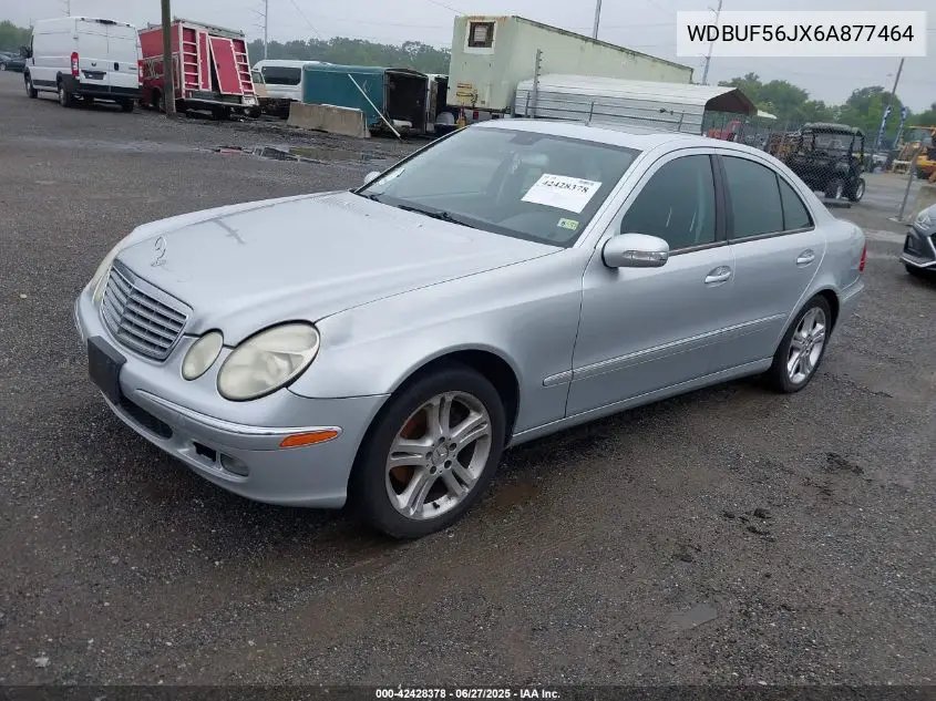 2006 Mercedes-Benz E 350 VIN: WDBUF56JX6A877464 Lot: 42428378