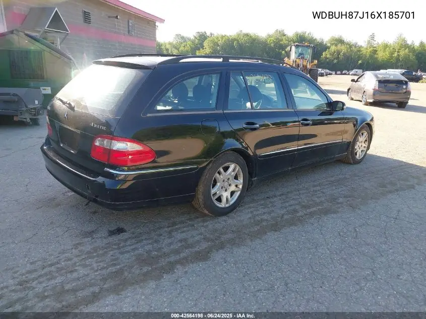 2006 Mercedes-Benz E 350 4Matic VIN: WDBUH87J16X185701 Lot: 42564198