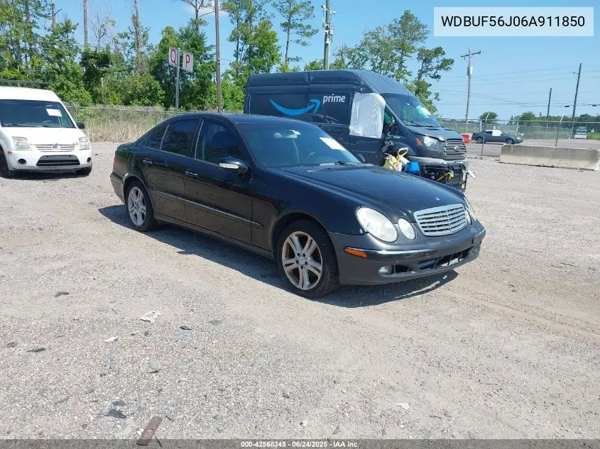 2006 Mercedes-Benz E 350 VIN: WDBUF56J06A911850 Lot: 42568349