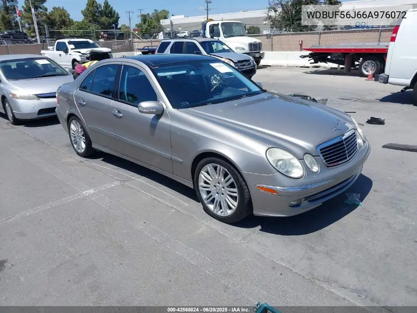 2006 Mercedes-Benz E 350 VIN: WDBUF56J66A976072 Lot: 42568824