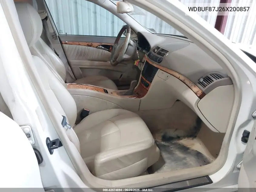 2006 Mercedes-Benz E 350 4Matic VIN: WDBUF87J26X200857 Lot: 42574894