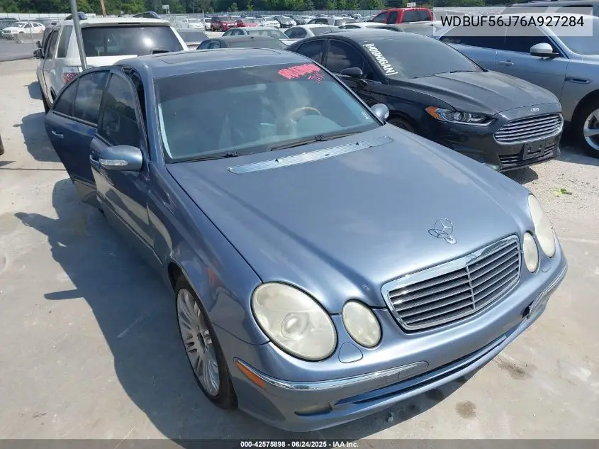 2006 Mercedes-Benz E 350 VIN: WDBUF56J76A927284 Lot: 42575898