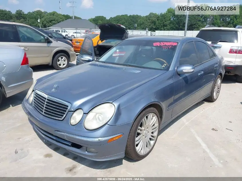 2006 Mercedes-Benz E 350 VIN: WDBUF56J76A927284 Lot: 42575898