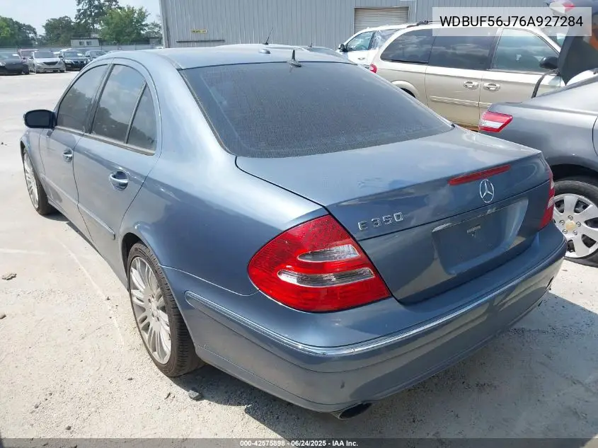 2006 Mercedes-Benz E 350 VIN: WDBUF56J76A927284 Lot: 42575898