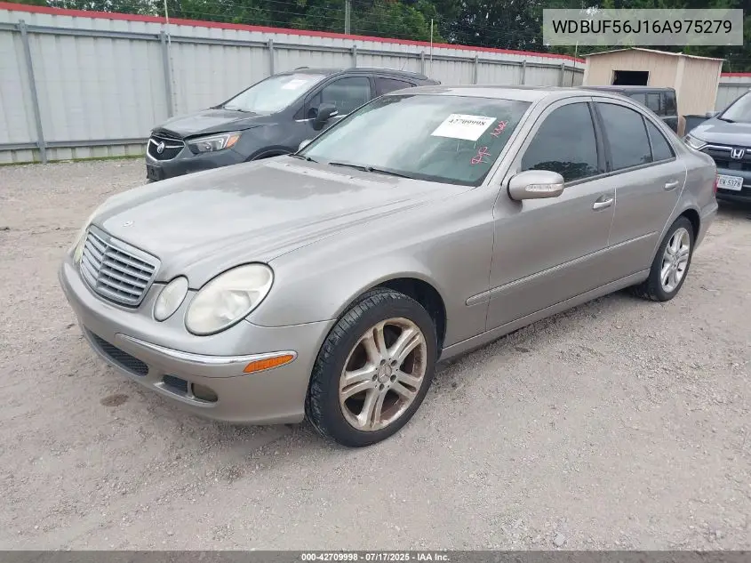 2006 Mercedes-Benz E 350 VIN: WDBUF56J16A975279 Lot: 42709998