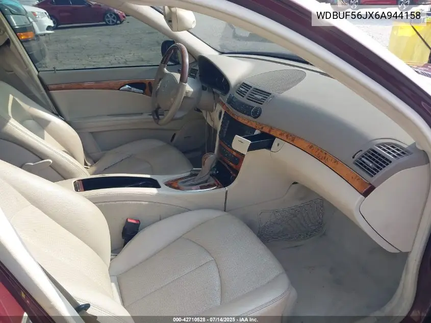 2006 Mercedes-Benz E 350 VIN: WDBUF56JX6A944158 Lot: 42710528