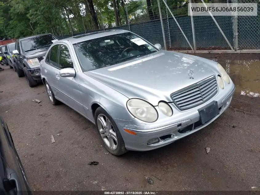 2006 Mercedes-Benz E 350 VIN: WDBUF56J06A856039 Lot: 42730992