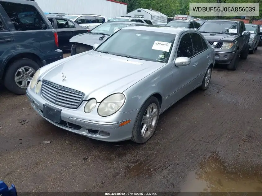 2006 Mercedes-Benz E 350 VIN: WDBUF56J06A856039 Lot: 42730992