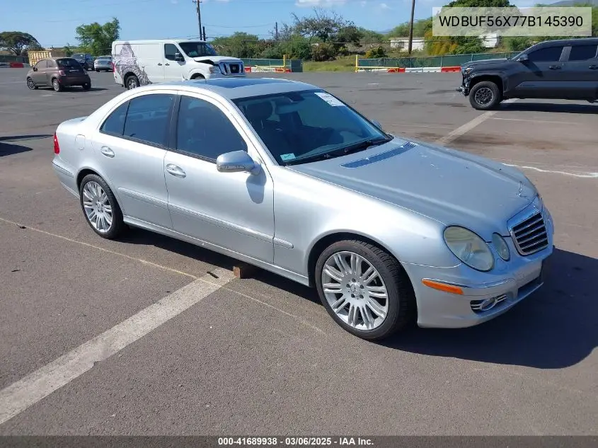 2007 Mercedes-Benz E 350 VIN: WDBUF56X77B145390 Lot: 41689938