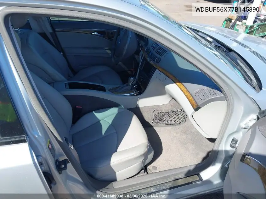 2007 Mercedes-Benz E 350 VIN: WDBUF56X77B145390 Lot: 41689938