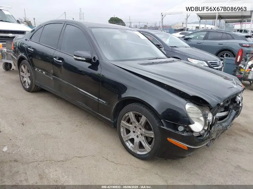 2007 Mercedes-Benz E 350 VIN: WDBUF56X67B086963 Lot: 42190533