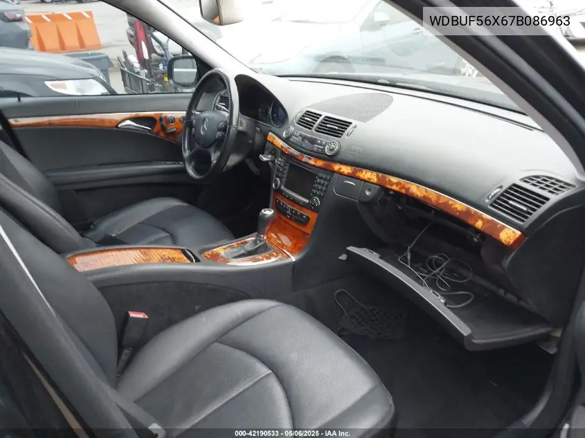 2007 Mercedes-Benz E 350 VIN: WDBUF56X67B086963 Lot: 42190533