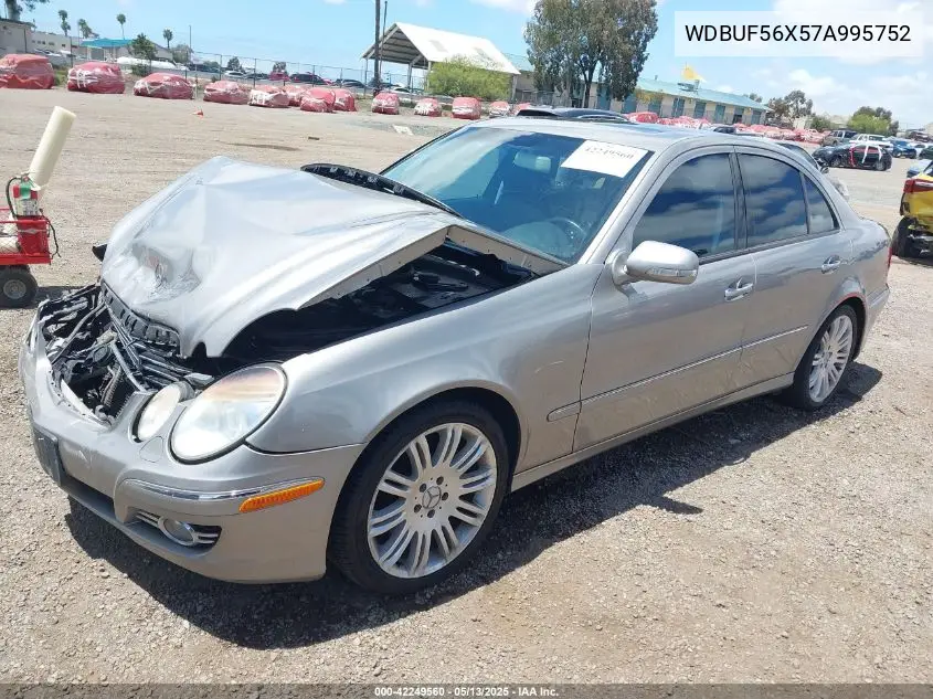 2007 Mercedes-Benz E 350 VIN: WDBUF56X57A995752 Lot: 42249560