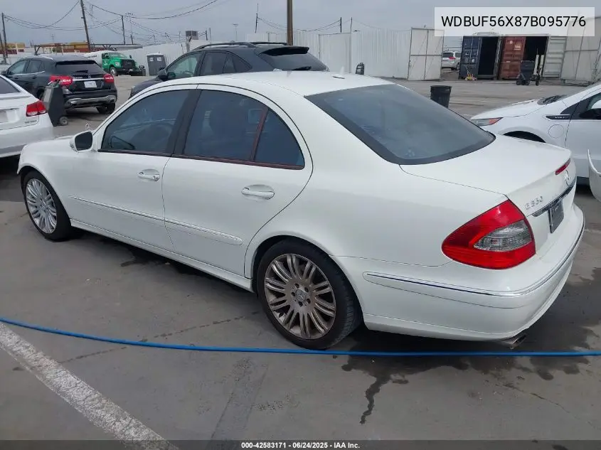 2007 Mercedes-Benz E 350 VIN: WDBUF56X87B095776 Lot: 42583171