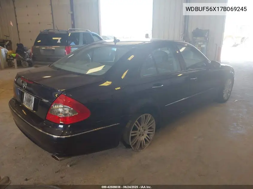 2007 Mercedes-Benz E 350 VIN: WDBUF56X17B069245 Lot: 42586036