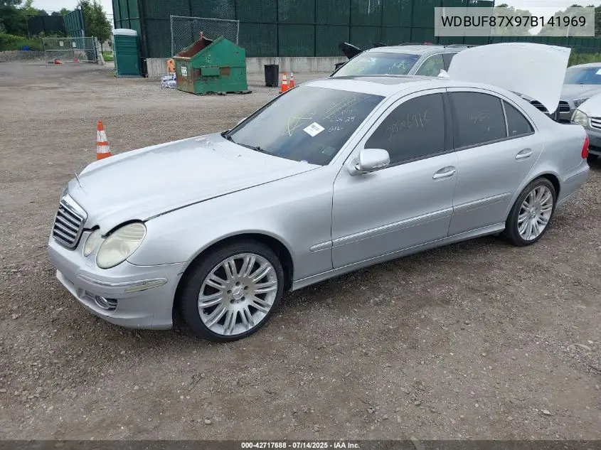 2007 Mercedes-Benz E 350 4Matic VIN: WDBUF87X97B141969 Lot: 42717688