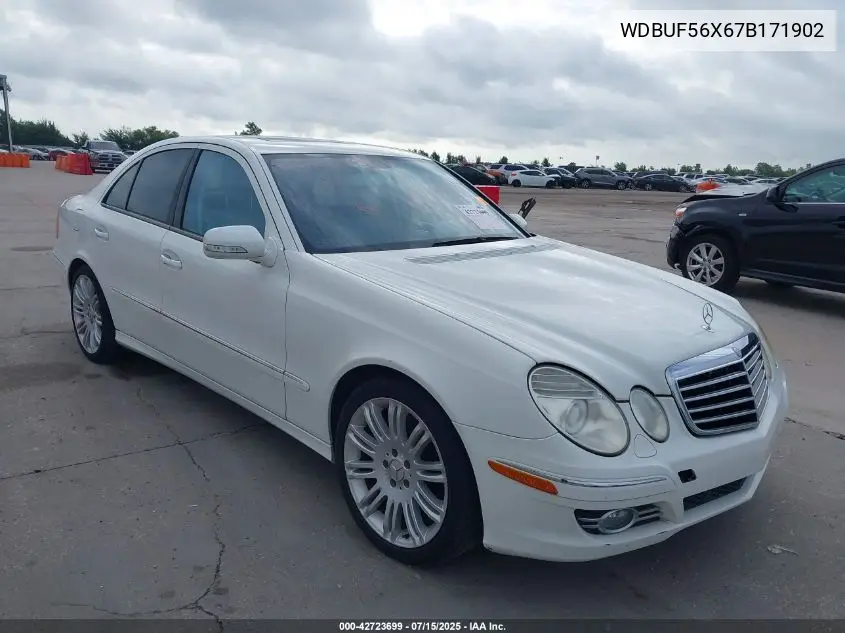 2007 Mercedes-Benz E 350 VIN: WDBUF56X67B171902 Lot: 42723699