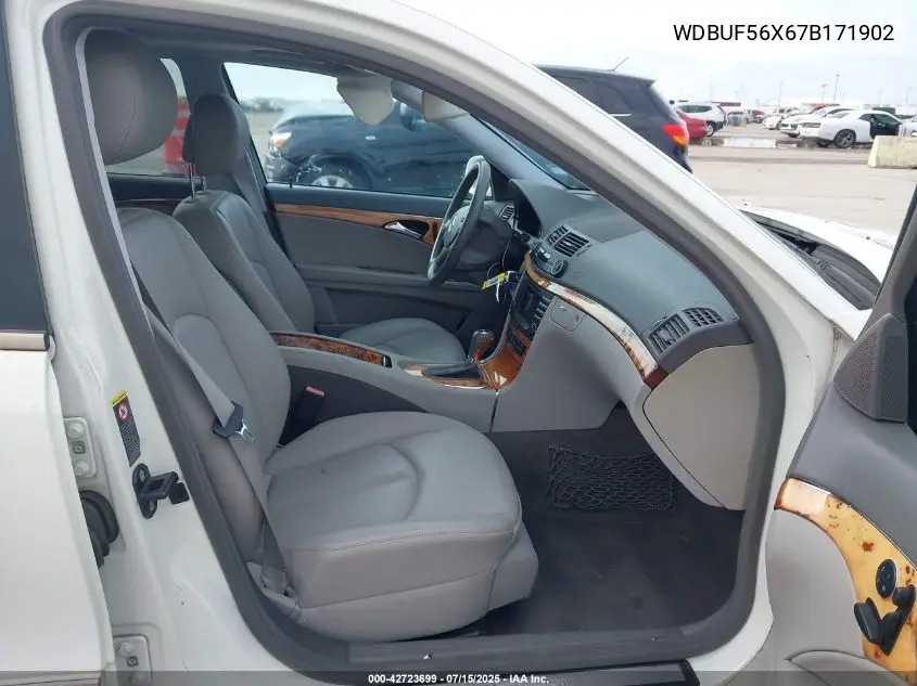 2007 Mercedes-Benz E 350 VIN: WDBUF56X67B171902 Lot: 42723699