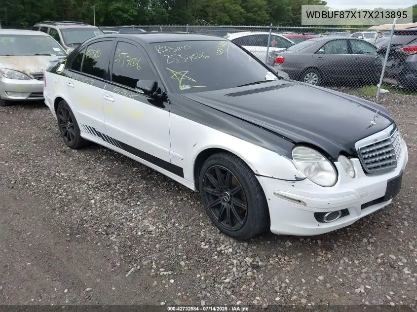 2007 Mercedes-Benz E 350 4Matic VIN: WDBUF87X17X213895 Lot: 42732584