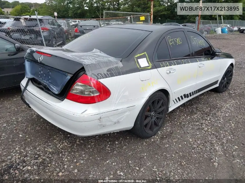 2007 Mercedes-Benz E 350 4Matic VIN: WDBUF87X17X213895 Lot: 42732584