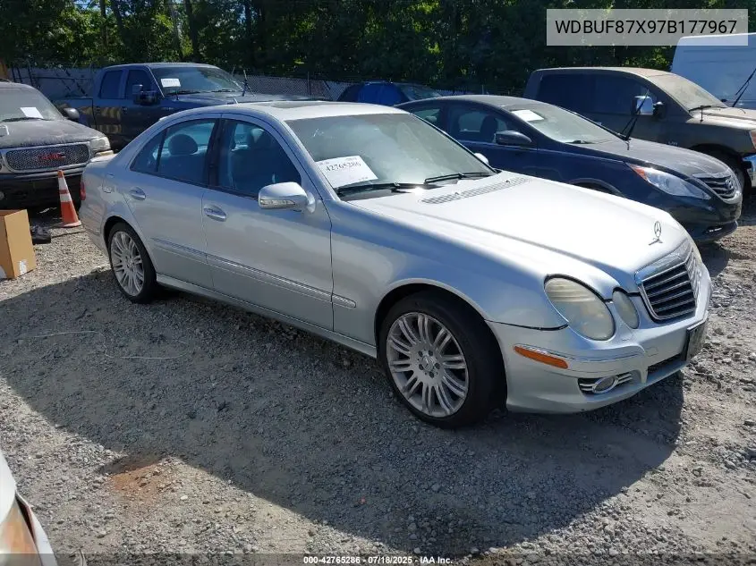 2007 Mercedes-Benz E 350 4Matic VIN: WDBUF87X97B177967 Lot: 42765286