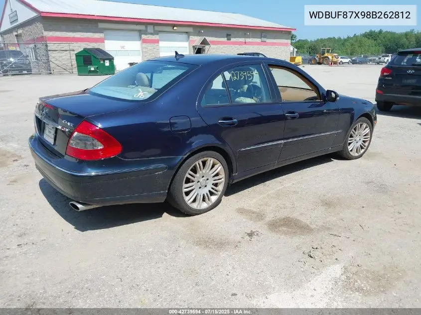 wdbuf87x98b262812 WDBUF87X98B262812 2008 Mercedes-Benz E 350 4Matic