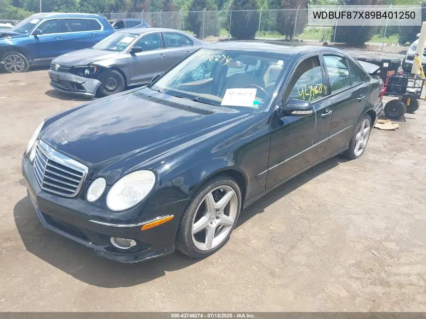 WDBUF87X89B401250 2009 Mercedes-Benz E 350 4Matic