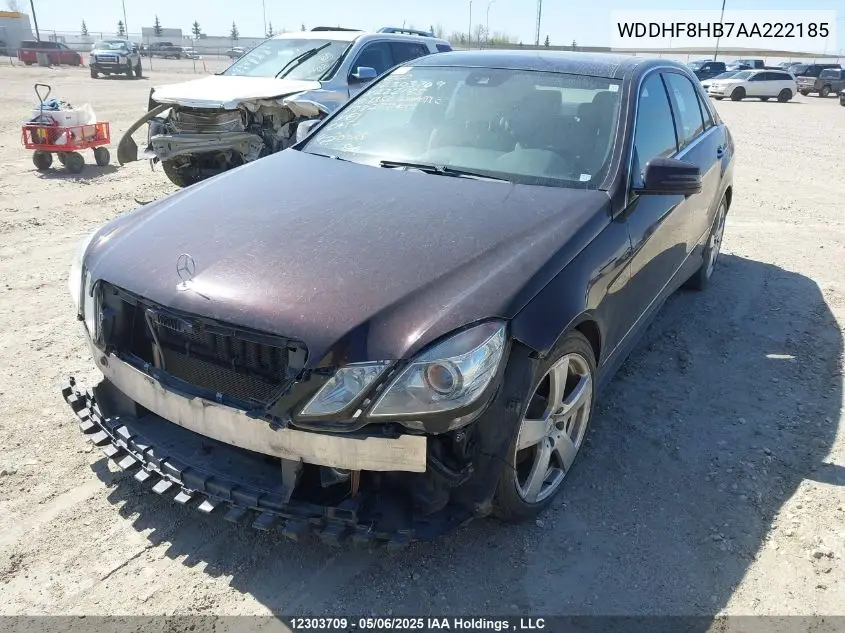 2010 Mercedes-Benz E 350 4Matic VIN: WDDHF8HB7AA222185 Lot: 12303709
