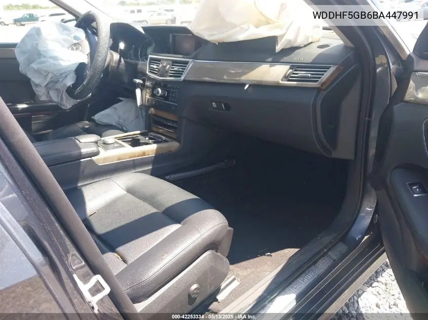 2011 Mercedes-Benz E 350 VIN: WDDHF5GB6BA447991 Lot: 42253334