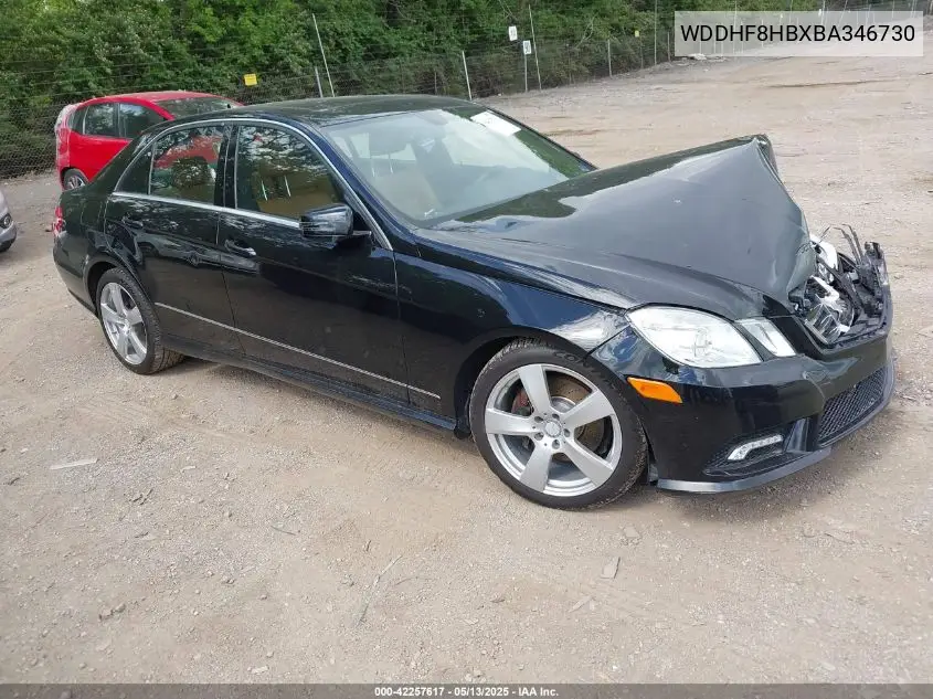 2011 Mercedes-Benz E 350 4Matic VIN: WDDHF8HBXBA346730 Lot: 42257617