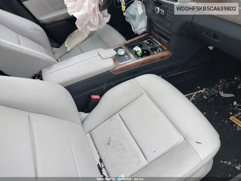 2012 Mercedes-Benz E 350 VIN: WDDHF5KB5CA639802 Lot: 41947732