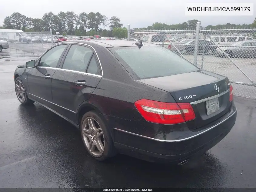 2012 Mercedes-Benz E 350 4Matic VIN: WDDHF8JB4CA599179 Lot: 42251589
