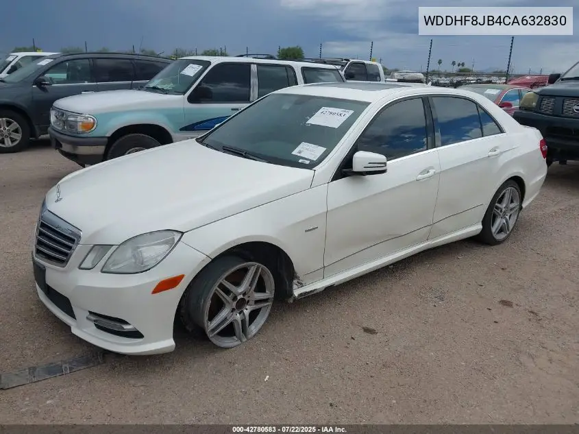 2012 Mercedes-Benz E 350 4Matic VIN: WDDHF8JB4CA632830 Lot: 42780583