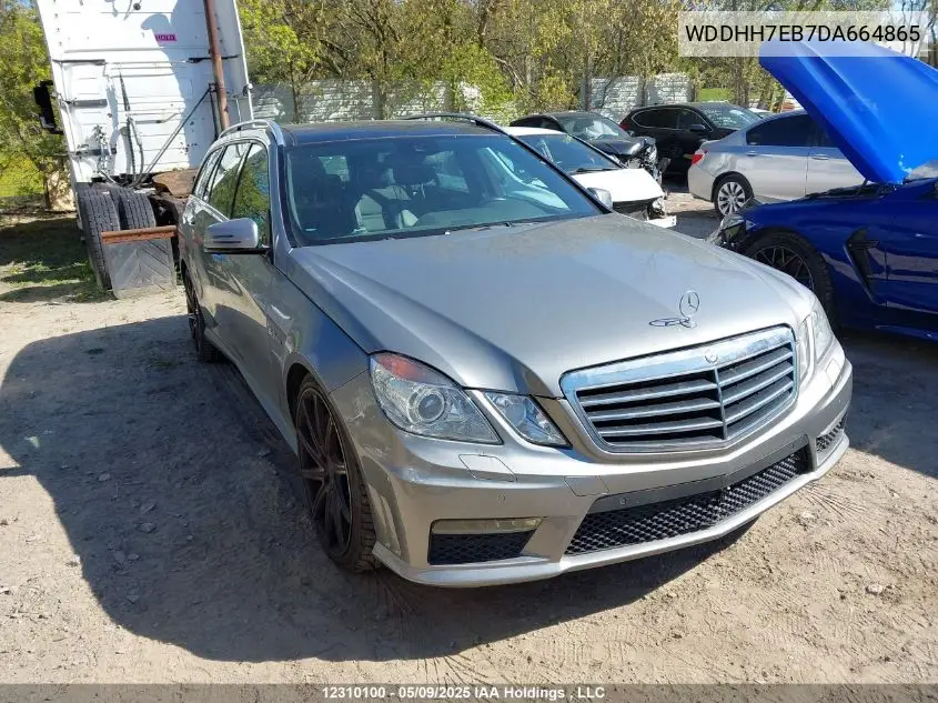 2013 Mercedes-Benz E-Class VIN: WDDHH7EB7DA664865 Lot: 12310100