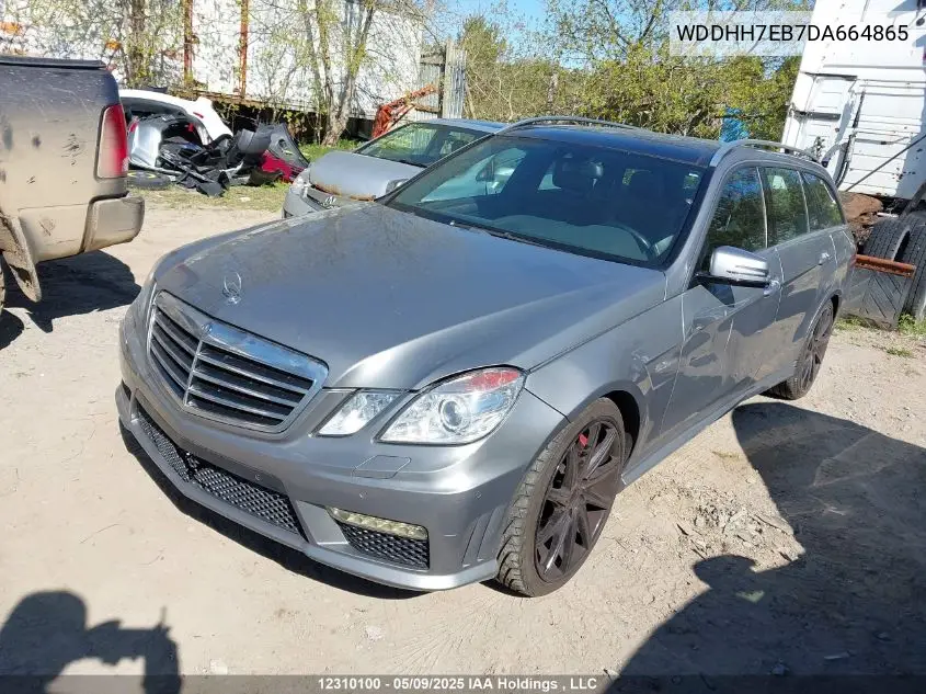 2013 Mercedes-Benz E-Class VIN: WDDHH7EB7DA664865 Lot: 12310100