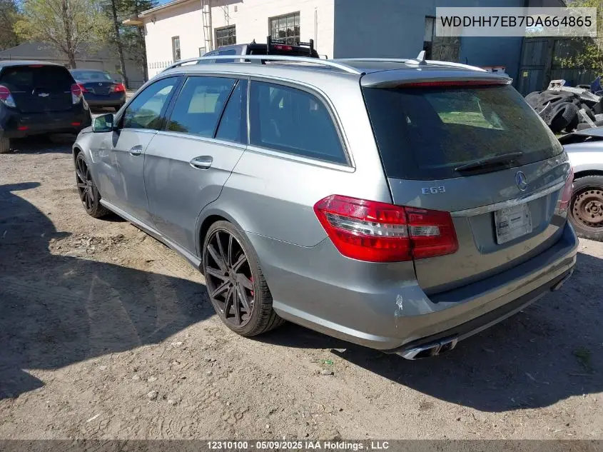 2013 Mercedes-Benz E-Class VIN: WDDHH7EB7DA664865 Lot: 12310100