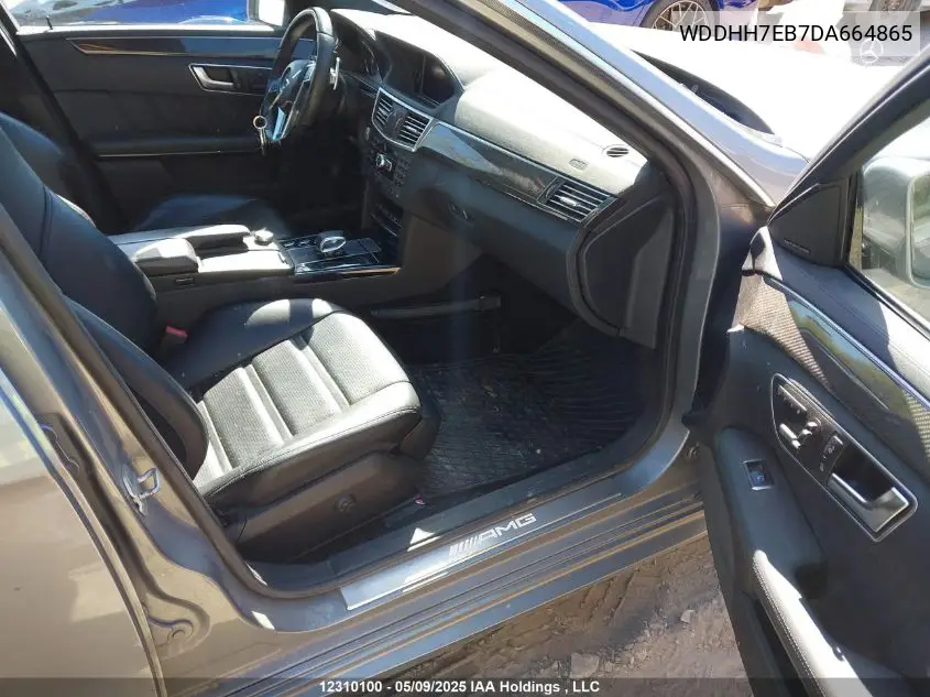 2013 Mercedes-Benz E-Class VIN: WDDHH7EB7DA664865 Lot: 12310100