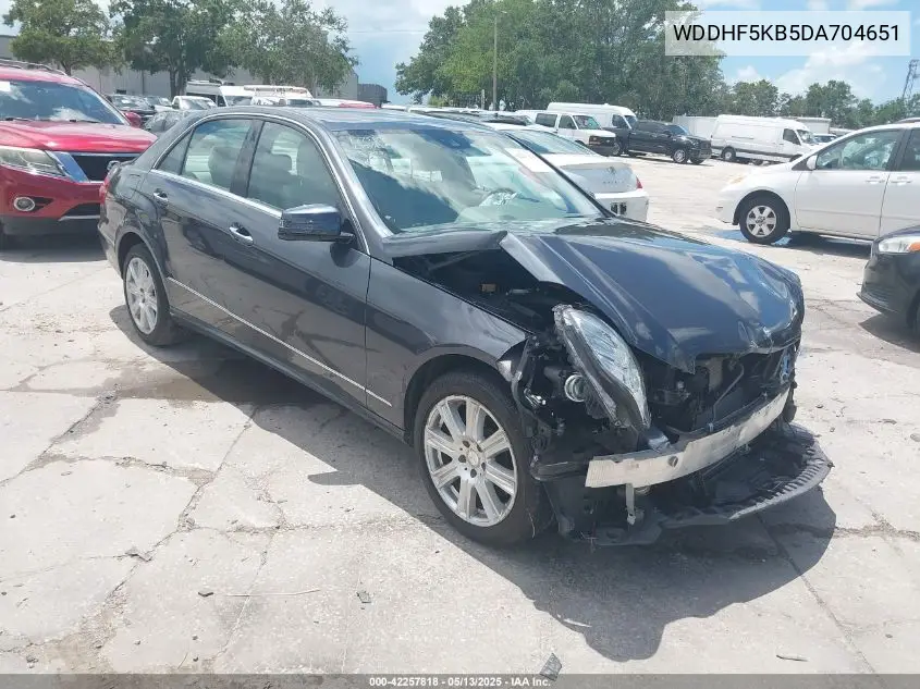 2013 Mercedes-Benz E 350 VIN: WDDHF5KB5DA704651 Lot: 42257818