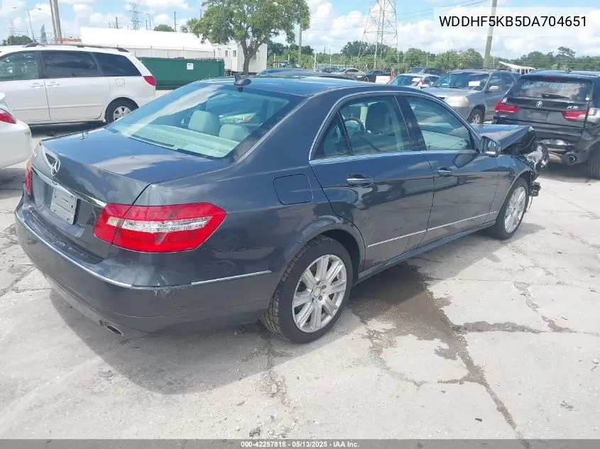 2013 Mercedes-Benz E 350 VIN: WDDHF5KB5DA704651 Lot: 42257818