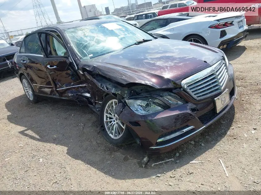 2013 Mercedes-Benz E 350 4Matic VIN: WDDHF8JB6DA669542 Lot: 42617795