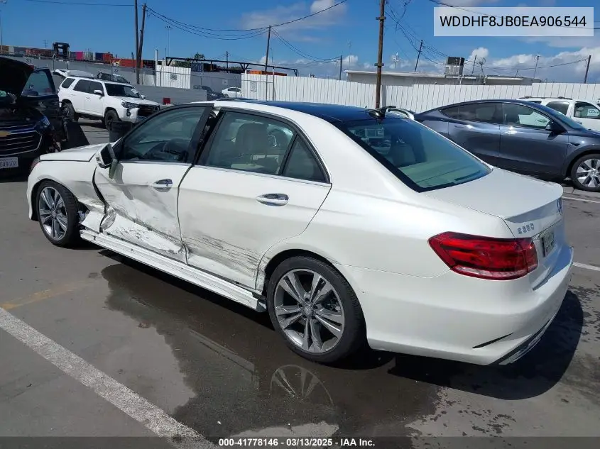 2014 Mercedes-Benz E 350 4Matic VIN: WDDHF8JB0EA906544 Lot: 41778146