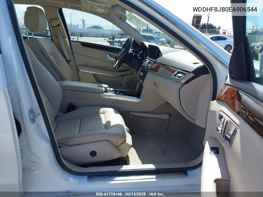2014 Mercedes-Benz E 350 4Matic VIN: WDDHF8JB0EA906544 Lot: 41778146