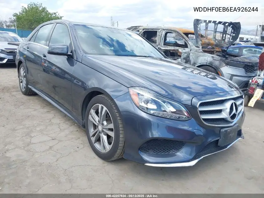 2014 Mercedes-Benz E-Class E 250 Bluetec Luxury VIN: WDDHF0EB6EA926244 Lot: 42257924
