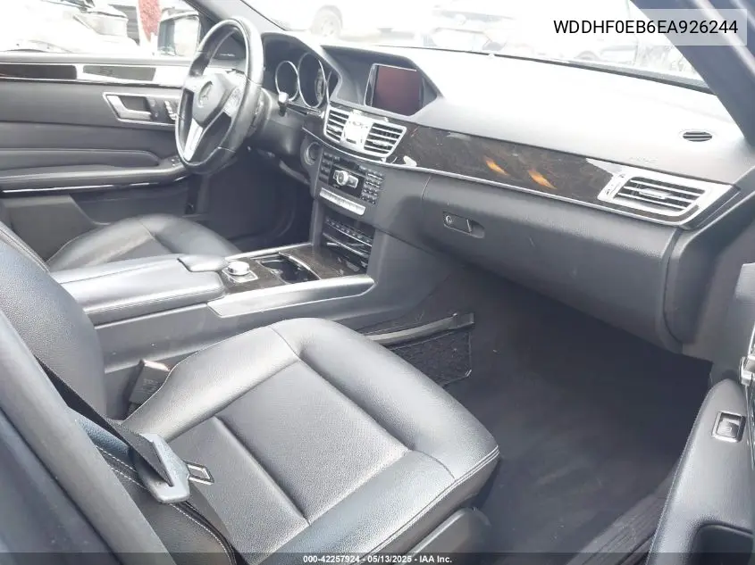 2014 Mercedes-Benz E-Class E 250 Bluetec Luxury VIN: WDDHF0EB6EA926244 Lot: 42257924