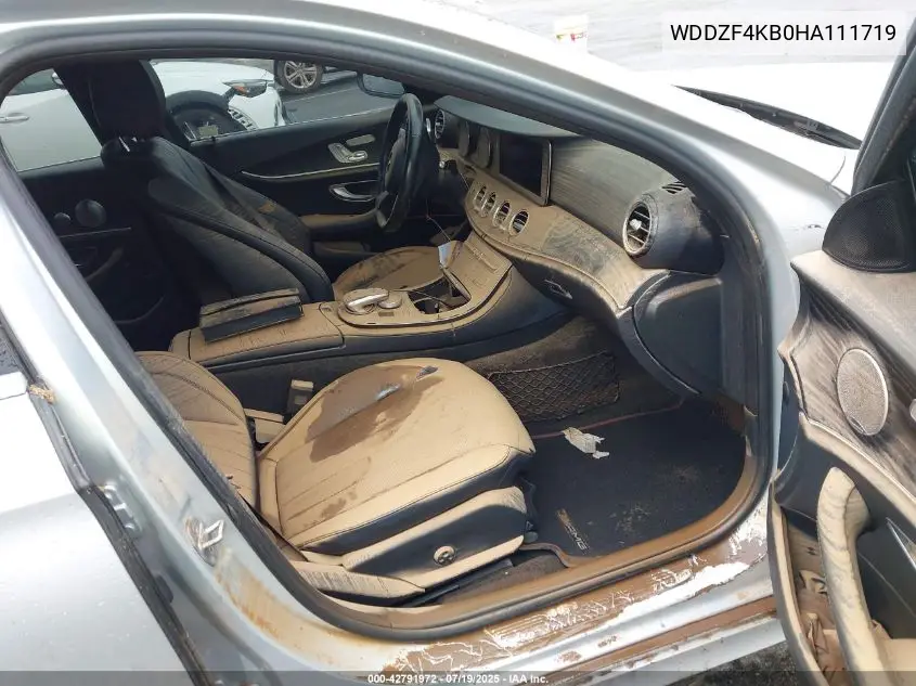 2017 Mercedes-Benz E 300 4Matic VIN: WDDZF4KB0HA111719 Lot: 42791972